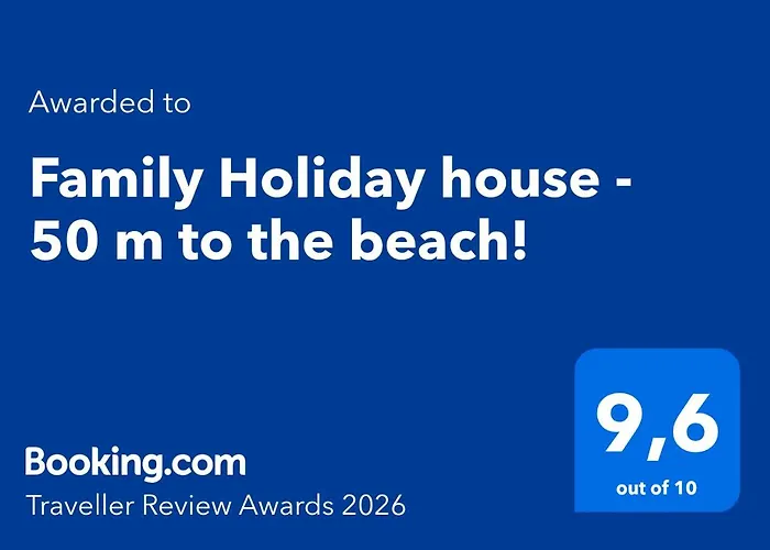 Family House - 50 M To The Beach!